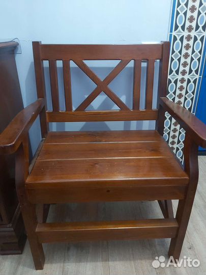 Скамья банкетка кресло из массива сосны