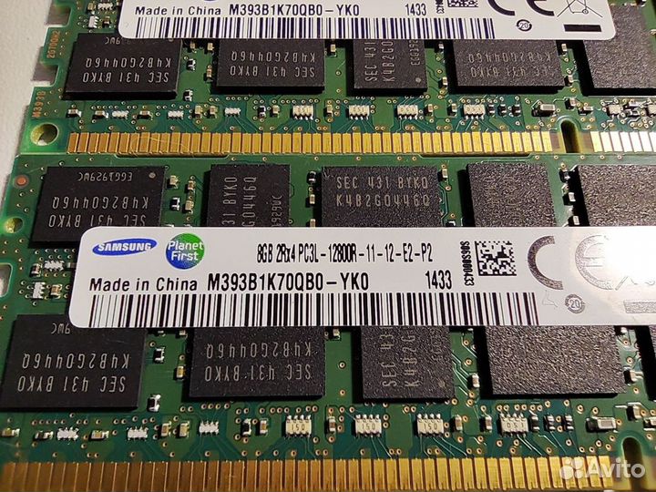 ECC DDR3 8Gb Samsung M393B1K70QB0-YK0 1333MHz