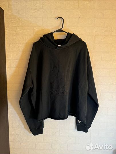 Худи Maison Margiela Grey Cropped Hoodie