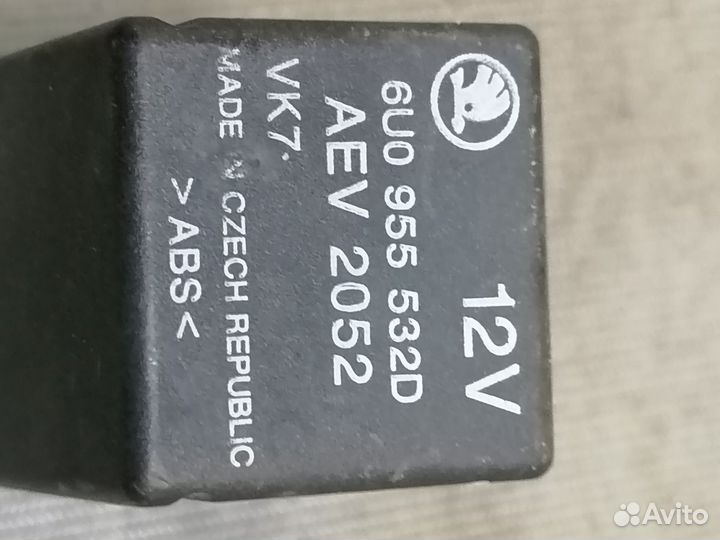 Реле стеклоочистит.6U0955532D Skoda Felicia 1997