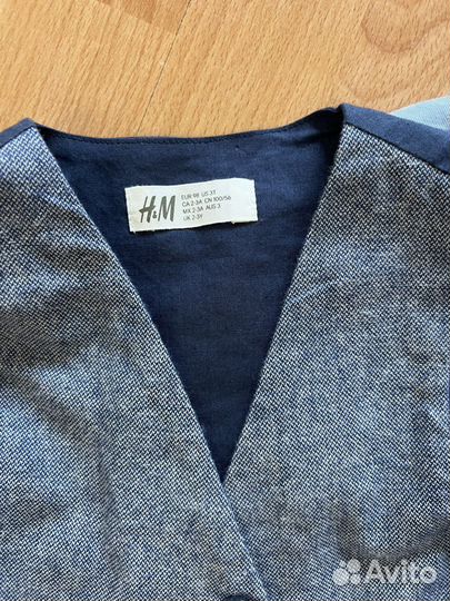 Жилет рубашка брюки H&M 3-4 года