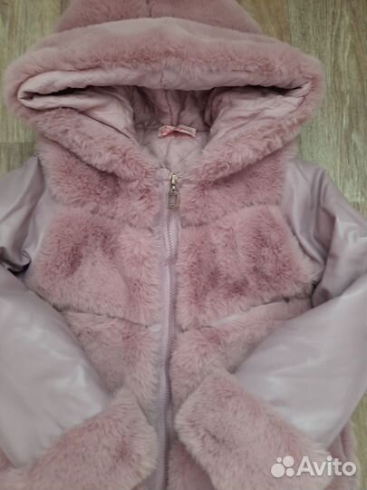 Куртка-шубка для девочки на 4-5 лет