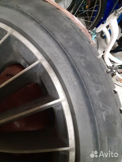 Колеса в сборе диски skad Кама-Евро-129 195/55 R15