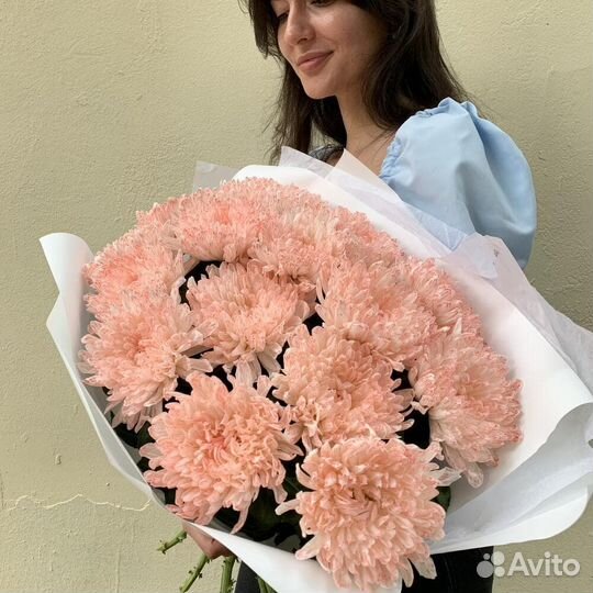 Букет из 11 хризантем одноголовой Красноярск