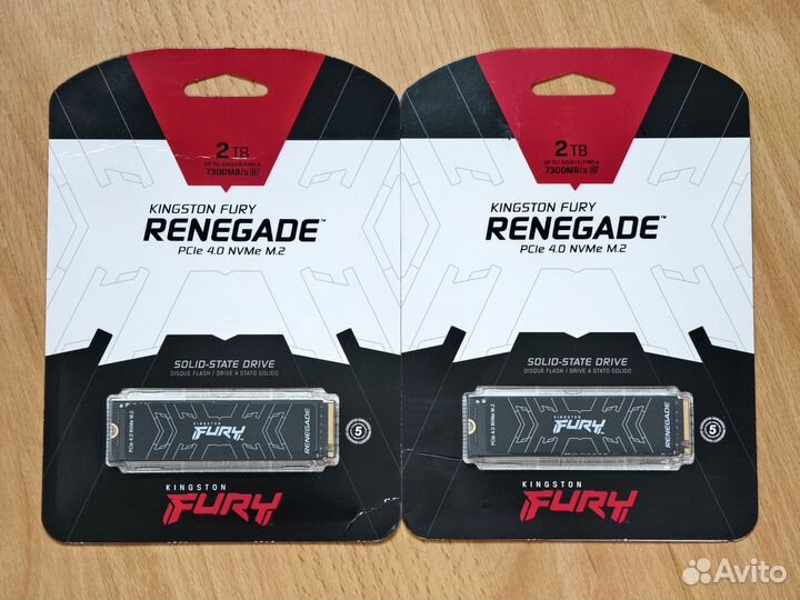 Новый SSD 2 Тб Kingston Fury Renegade
