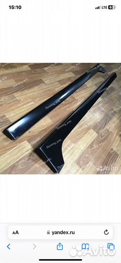 Пластиковые накладки на пороги volkswagen polo