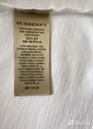 Burberry футболка оригинал