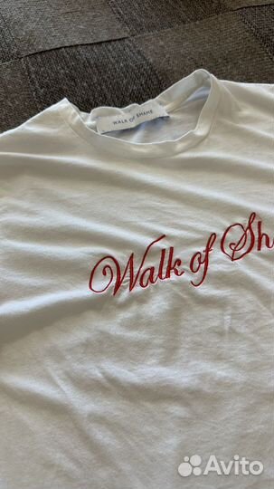 Walk of shame футболка белая Xs-S