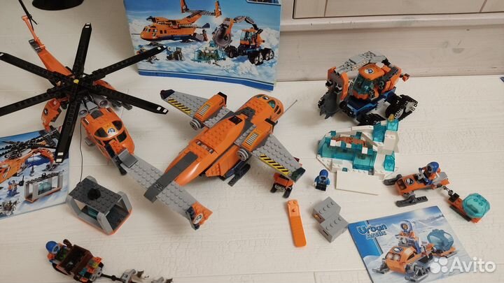 Лего 3 набора все детали+инструкции+