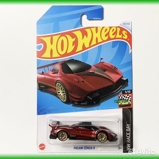Hot wheels Pagani Zonda R красный