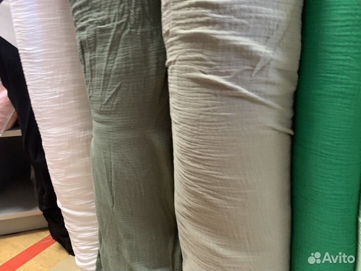 Ткань муслин однотонная на отрез