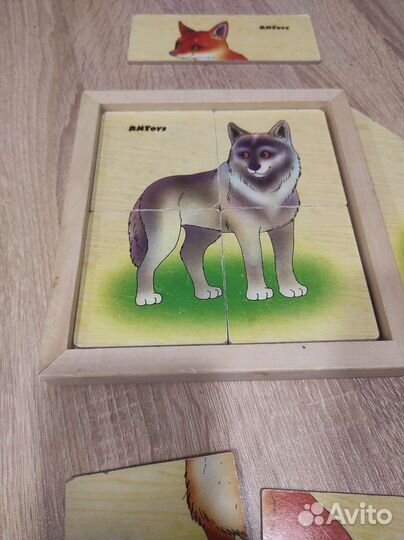 Деревянные пазлы