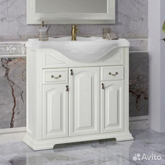 Мебель для ванной Опадирис Риспекто 85 слоновая кость