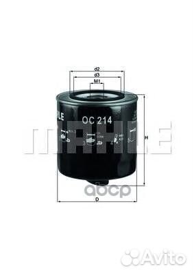 Фильтр масляный VAG 1.9-2.5D OC214 Mahle/Knecht