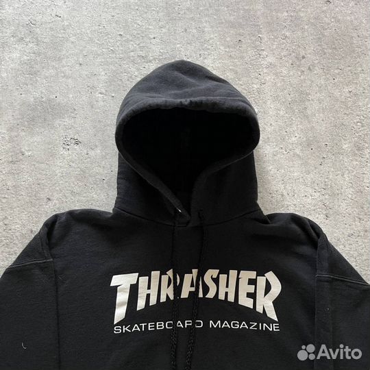 Худи (Толстовка) thrasher Skate Mag (Black)