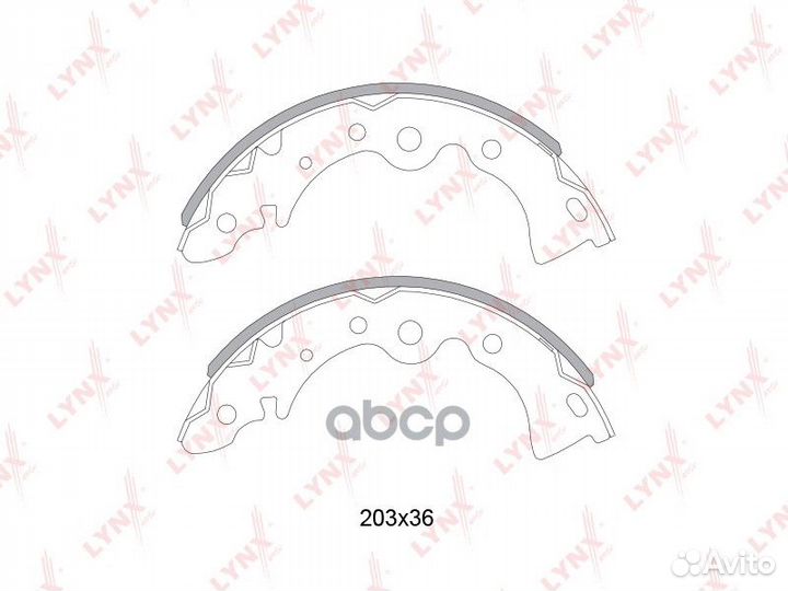 Колодки барабанные Nissan Bluebird 2.0D 84-90