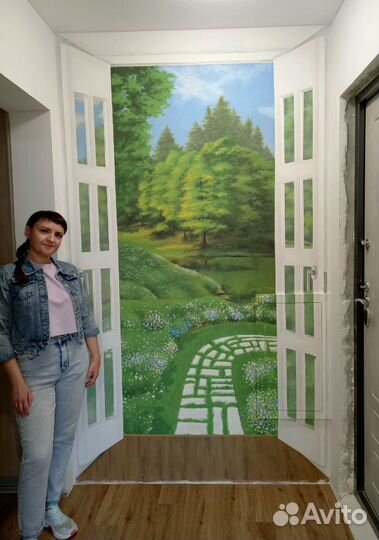 Роспись стен, рисунок на стене Челябинск