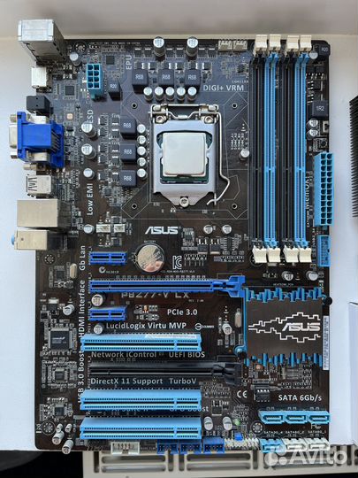 Материнская плата сокет 1155 z77 (asus p8z77-v lx)