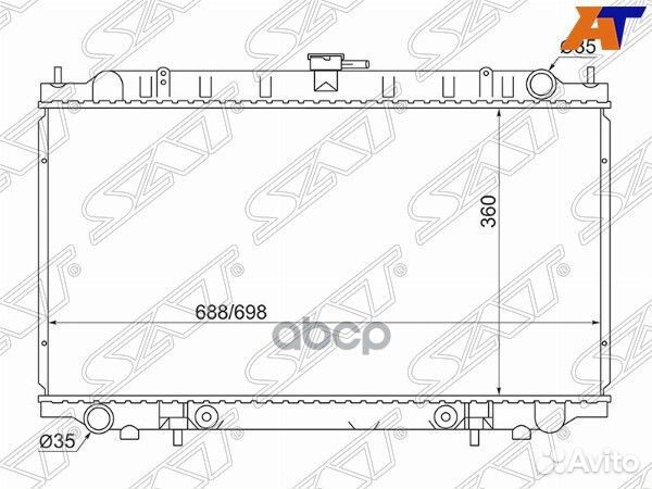 Радиатор Nissan AD 99-02 / Primera 95-02 / Sunny