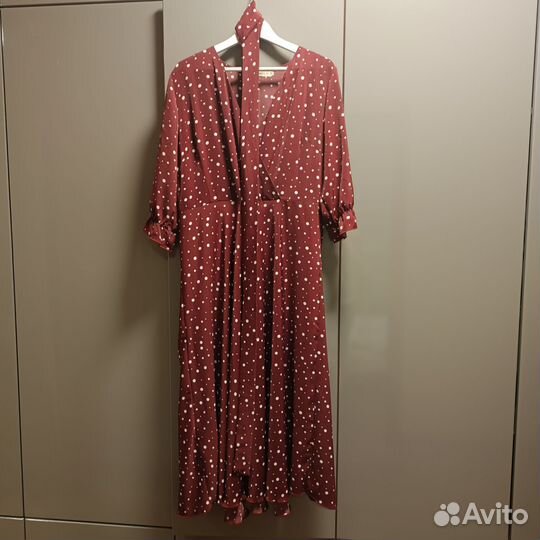 Платье женское летнее длинное 52 54