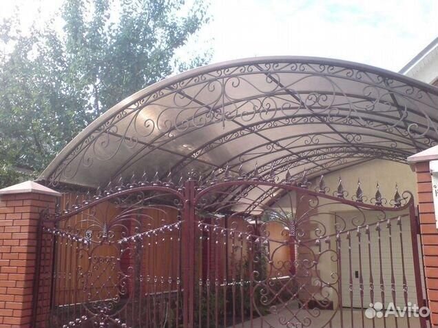 Навесы из поликарбоната под ключ