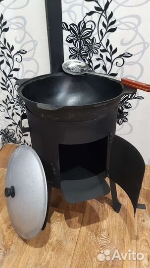 Печь, казан, шумовка