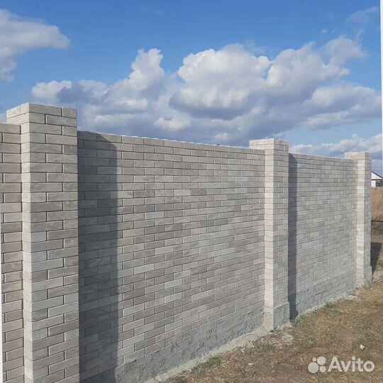 Столбы для забора лего кирпич гиперпрессованный