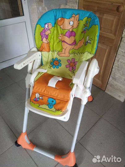 Стульчик для кормления chicco polly