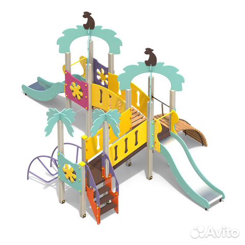 Уличные горки, детские карусели, качели всех видов