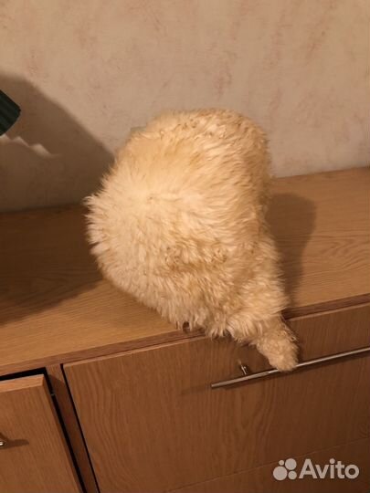 Шапка чепчик из овчины