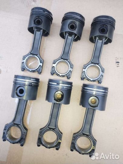 Поршень шатун bmw e39 м57 2.5 дизель