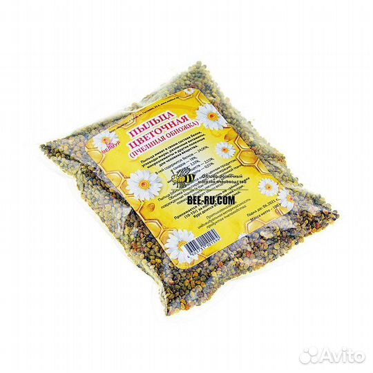 Пчелиная обножка, цветочная пыльца (100гр)