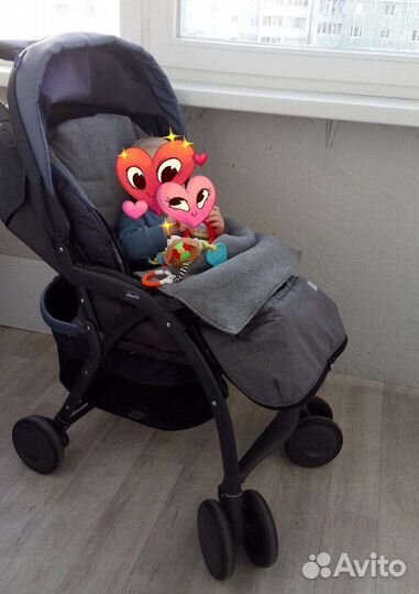 Прогулочная коляска Chicco SimpliCity + конверт
