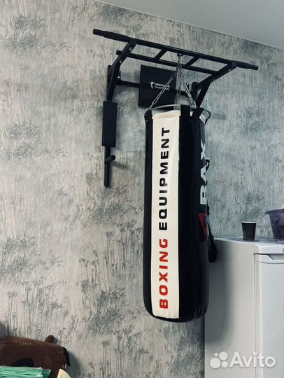 Турник с брусьями + мешок боксерский
