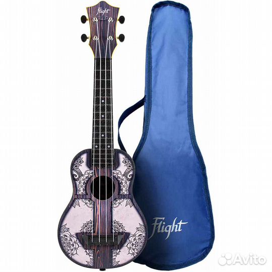 Flight TUS 40 Укулеле сопрано, разные цвета +чехол