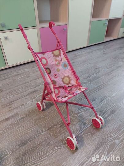 Коляска кукольная игрушечная