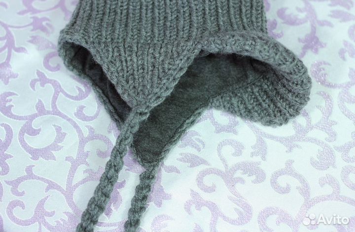 Детская шапка с ушками Кошка детская Новая