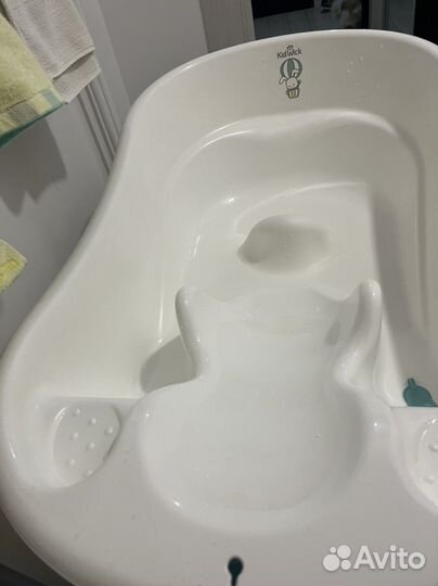 Ванночка для купания с встроенной горкой