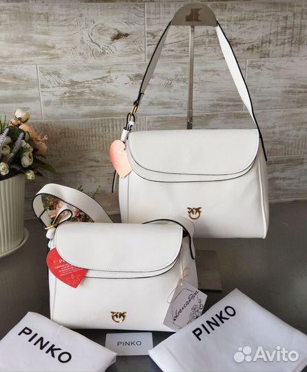 Сумка женская через плечо Pinko Leaf, 2 размера