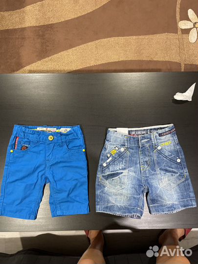 Джинсовые шорты на мальчика