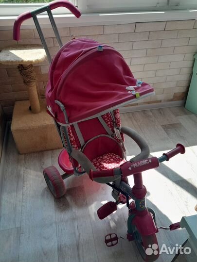 Велосипед детский с родительской ручкой