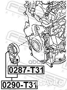 Натяжитель ремня 0290-t31 Febest