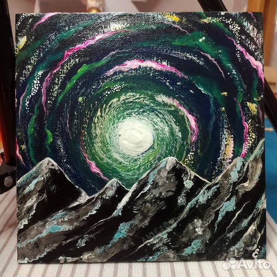 Картина сон в горах