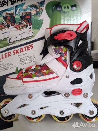 Ролики, шлем, защита размер 33-36