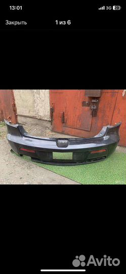 Бампер mazda 3 mps