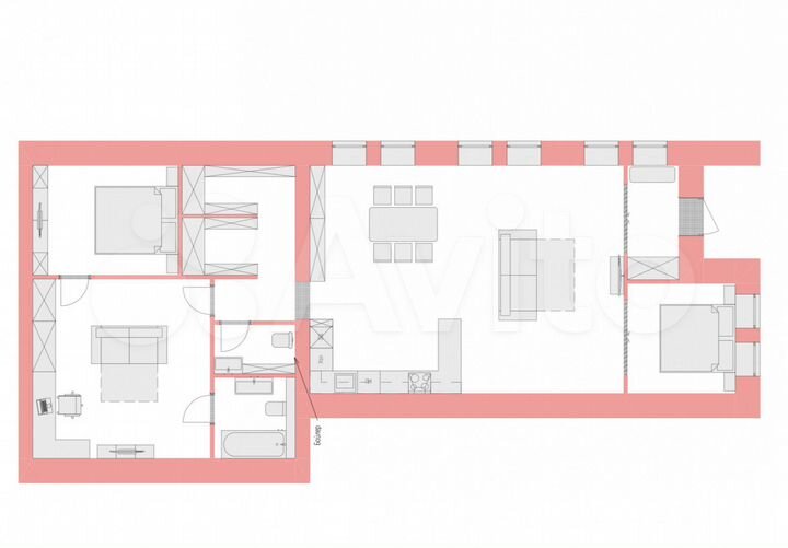 Продам помещение свободного назначения, 117 м²