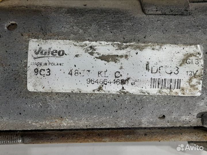 Стартер Peugeot 1.6 TU5JP4 (KFU NFU NFR NFP)