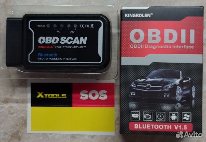 Obd2 / ELM327 сканер kingbolen v1.5 Bluetooth