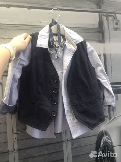 Рубашка и жилет для мальчика