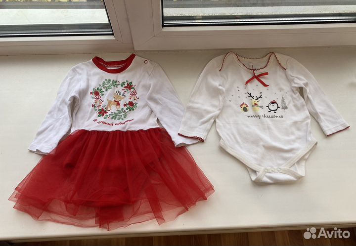 Новогодний костюм для девочки 80,86